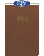 Remnant Study Bible KJV (Genuine Top-grain Leather BROWN) King James Version