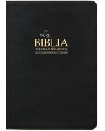 La Biblia De Estudio Remnant Piel Genuina Negro RVR60 - Spanish Remnant Study Bible Top-grain Leather Black