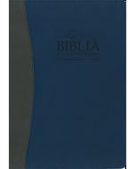 La Biblia De Estudio Remnant LeatherSoft Azul/Gris RVR60 - Spanish Remnant Study Bible Blue/Grey