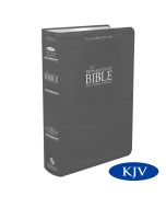Platinum Remnant Study Bible KJV (Genuine Top-grain Leather Gray) King James Version