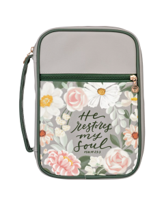 He Restores My Soul Bible Case