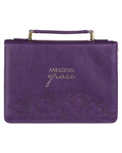 Amazing Grace Purple Bible Case