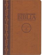 La Biblia De Estudio Remnant Piel Regenerada Fuerzas Especiales Café RVR60 - Spanish Remnant Study Bible Bonded Leather Special Forces Brown